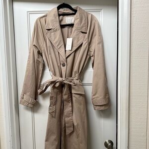 a new day Classic Beige Trench Coat